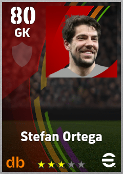 Stefan Ortega eFootball player card