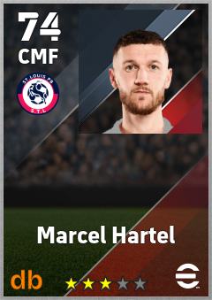 Marcel Hartel — CMF, OVR 74, MAX 74