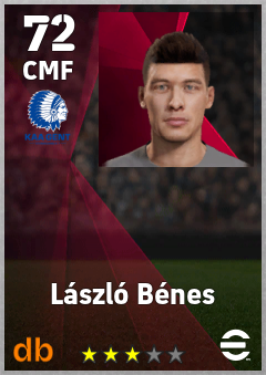 László Bénes — CMF, OVR 72, MAX 72