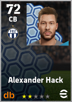 Alexander Hack eFootball player card