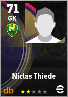 Niclas Thiede — GK, OVR 71, MAX 71