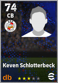 Keven Schlotterbeck — CB, OVR 74, MAX 74