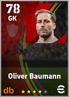 Oliver Baumann eFootball player card