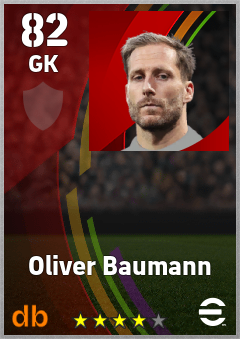 Oliver Baumann eFootball player card