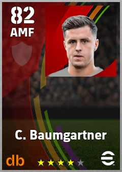 C. Baumgartner eFootball player card