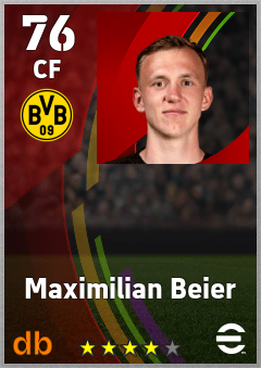 Maximilian Beier eFootball player card