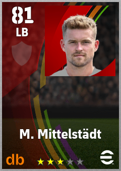 M. Mittelstädt — LB, OVR 81, MAX 81