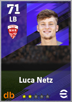 Luca Netz — LB, OVR 71, MAX 71