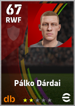 Pálko Dárdai eFootball player card