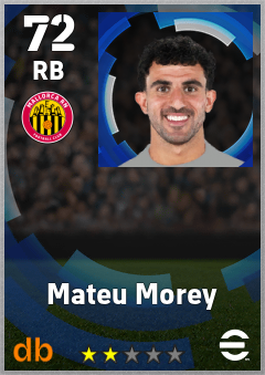 Mateu Morey — RB, OVR 72, MAX 72