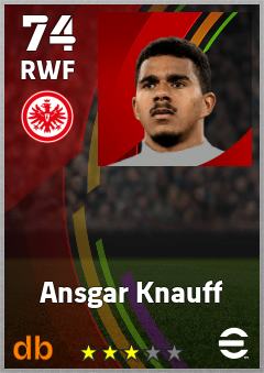 Ansgar Knauff eFootball player card
