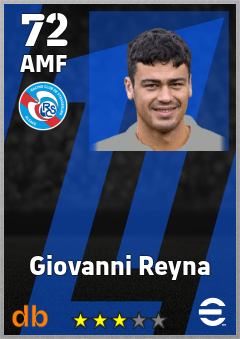 Giovanni Reyna — AMF, OVR 72, MAX 72