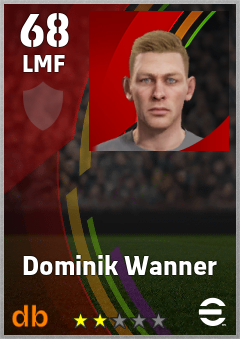 Dominik Wanner eFootball player card