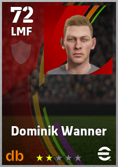 Dominik Wanner eFootball player card