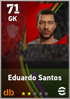 Eduardo Santos — GK, OVR 71, MAX 71