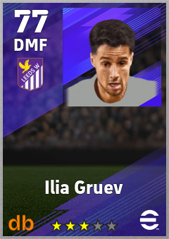 Ilia Gruev — DMF, OVR 77, MAX 77