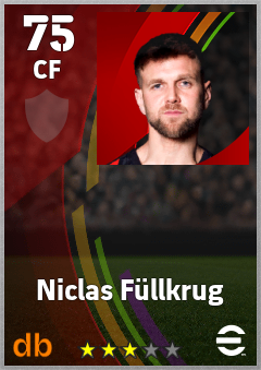 Niclas Füllkrug eFootball player card