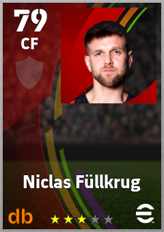 Niclas Füllkrug eFootball player card