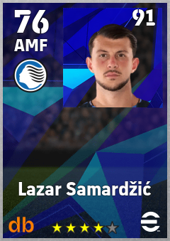 Lazar Samardžić eFootball player card