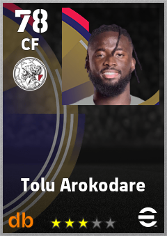 Tolu Arokodare — CF, OVR 78, MAX 78