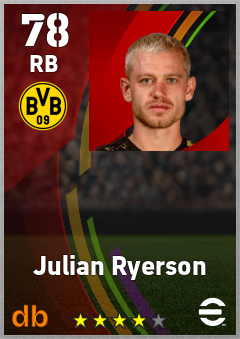 Julian Ryerson eFootball player card