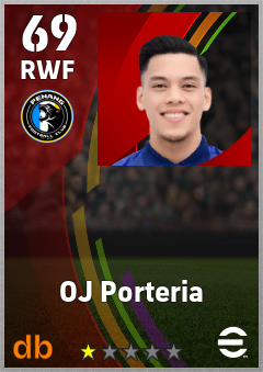 OJ Porteria eFootball player card