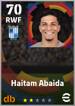 Haitam Abaida — RWF, OVR 70, MAX 70