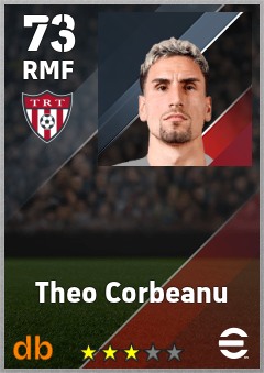 Theo Corbeanu — RMF, OVR 73, MAX 73