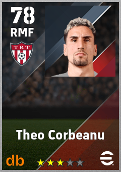 Theo Corbeanu — RMF, OVR 78, MAX 78