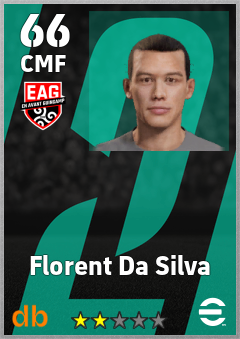 Florent Da Silva — CMF, OVR 66, MAX 66