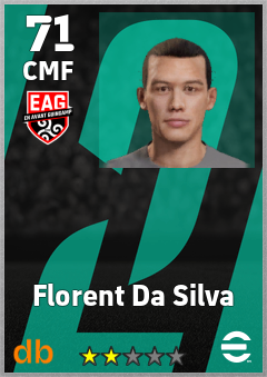 Florent Da Silva — CMF, OVR 71, MAX 71