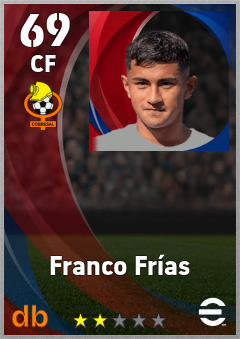 Franco Frías — CF, OVR 69, MAX 69