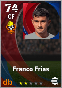 Franco Frías eFootball player card
