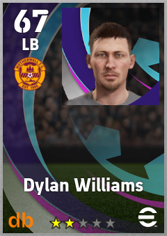Dylan Williams — LB, OVR 67, MAX 67