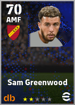 Sam Greenwood — AMF, OVR 70, MAX 70