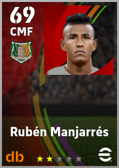 Rubén Manjarrés eFootball player card