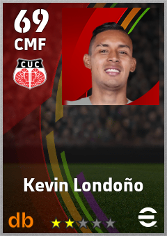 Kevin Londoño — CMF, OVR 69, MAX 69