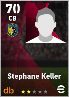 Stephane Keller — CB, OVR 70, MAX 70