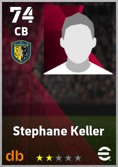 Stephane Keller — CB, OVR 74, MAX 74