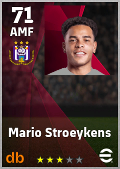 Mario Stroeykens eFootball player card