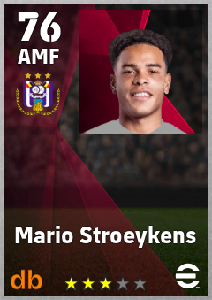 Mario Stroeykens eFootball player card