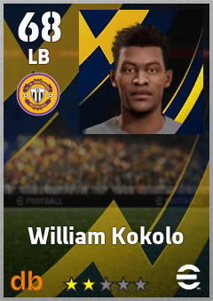 William Kokolo — LB, OVR 68, MAX 68