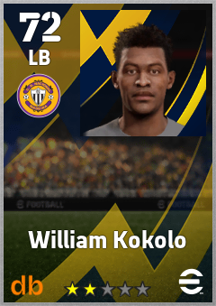 William Kokolo — LB, OVR 72, MAX 72