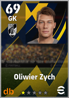 Oliwier Zych — GK, OVR 69, MAX 69