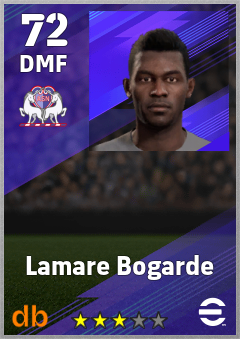 Lamare Bogarde eFootball player card