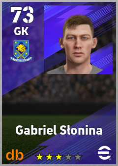 Gabriel Słonina eFootball player card