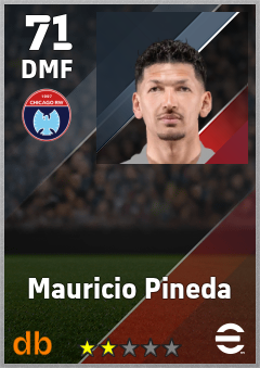 Mauricio Pineda — DMF, OVR 71, MAX 71