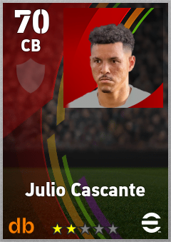 Julio Cascante eFootball player card
