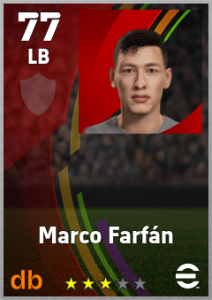 Marco Farfán eFootball player card