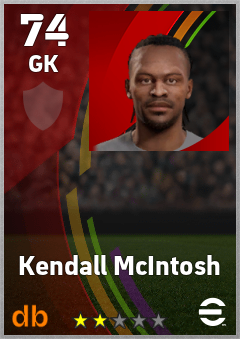 Kendall McIntosh eFootball player card